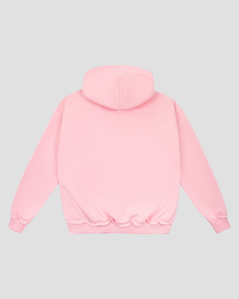 GALACTIC LOGO ZIP HOODIE (pink)