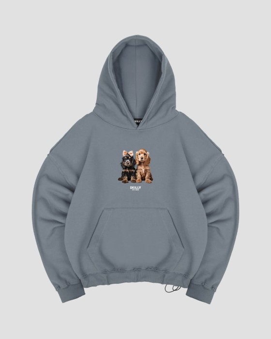 PUPPIES HOODIE (graphite)