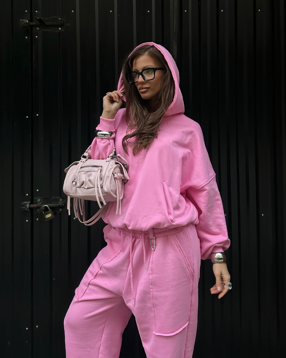 BAGGY HOODIE (pink)