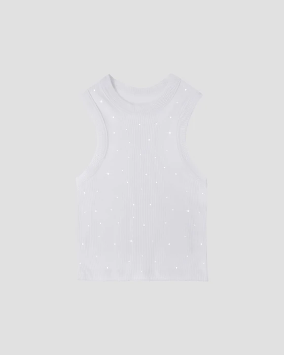 CRYSTALS TOP (white)