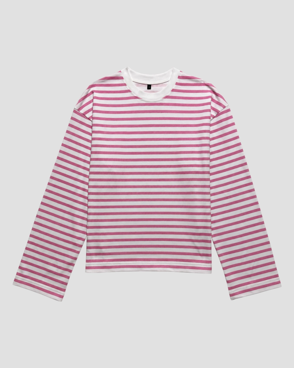 STRIPED LONGSLEEVE (pink)