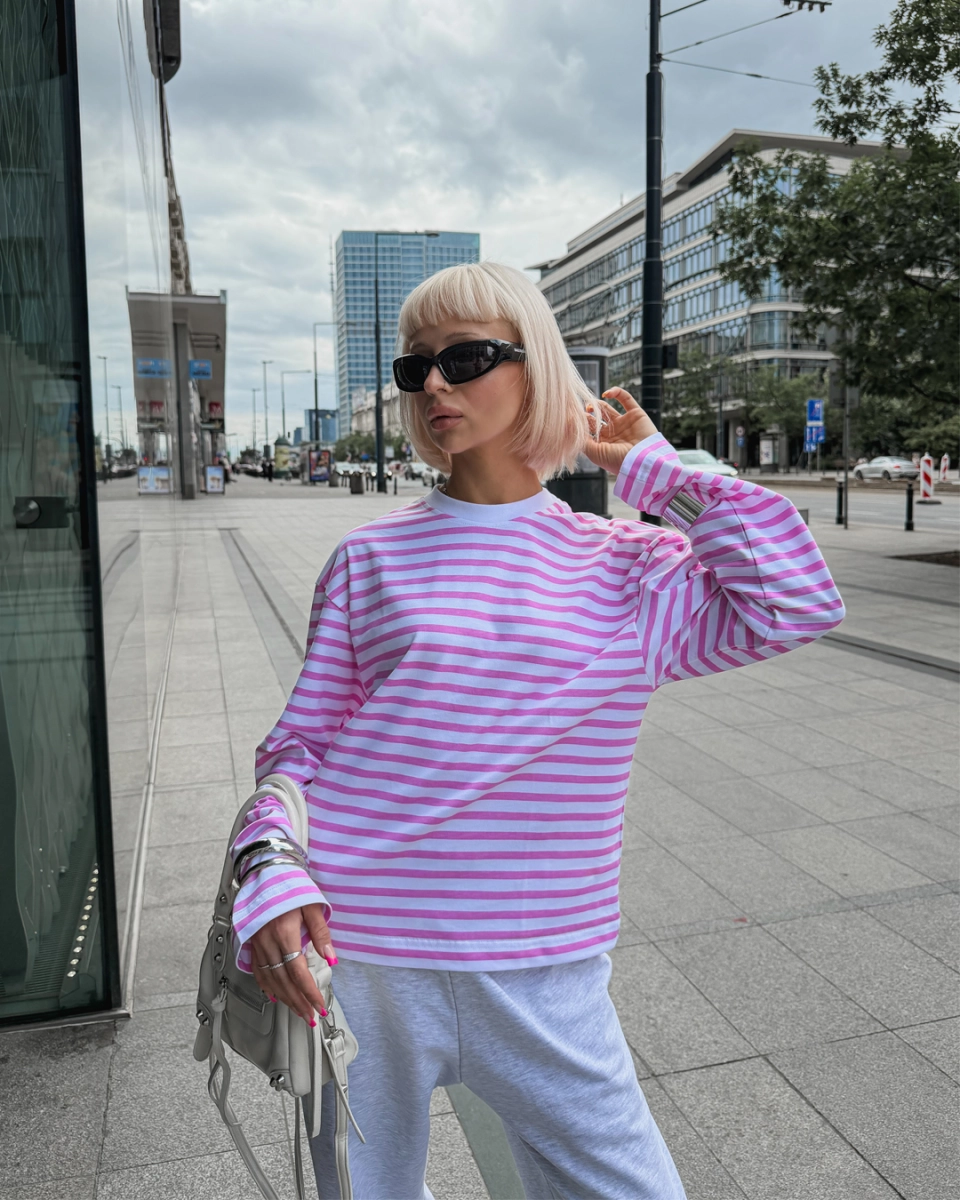 STRIPED LONGSLEEVE (pink)